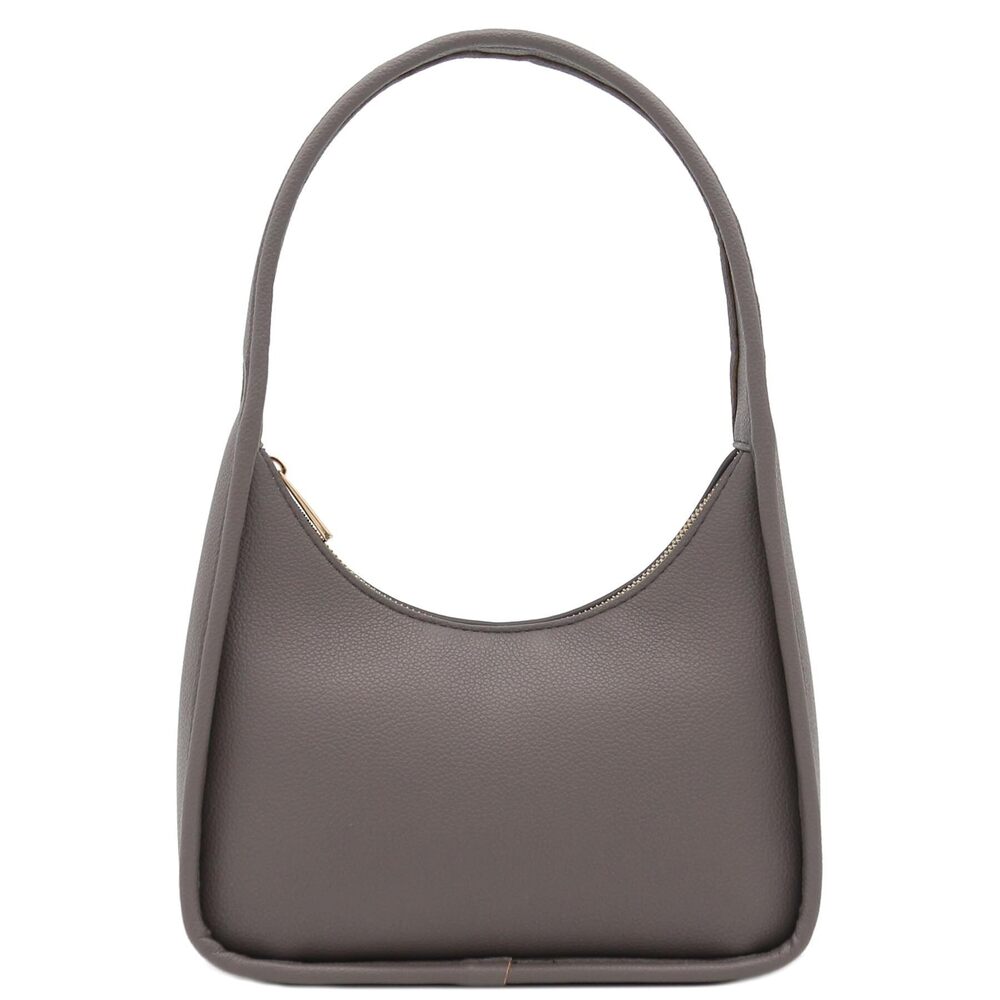 7206 Small Curved Shoulder Bag Minimalist Underarm Crescent Hobo Handbag - Picture 3 of 7